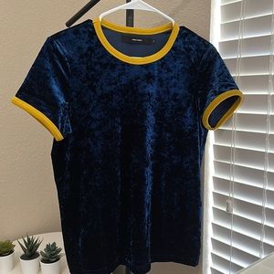 Veromoda velvet top